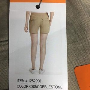 NWT Tommy Hilfiger Cobblestone XXL Women’s Chino Shorts Stretch Beige XXL